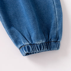 Baby Large Pocket Cover Pants Spring Casual Kids Bottoms