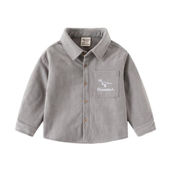 Boy's Corduroy Shirt, Baby and Toddler Casual Top Trendy Kids' Clothing