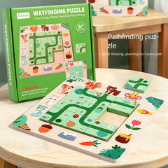 Find a route, children's board games, mazes, puzzles, puzzle solving skills, early childhood education, boys and girls' toys