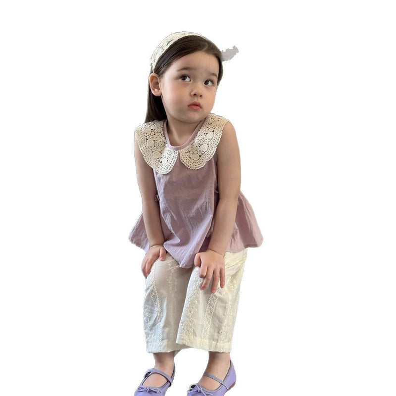Girls' Kids Set  Baby Doll Shirt with Pants