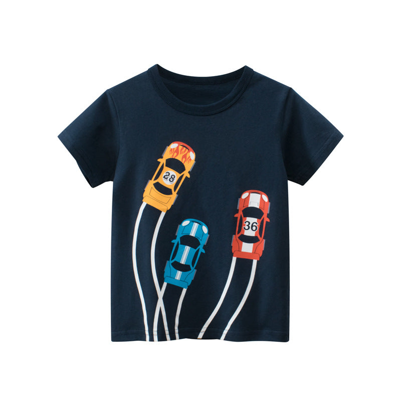 Children's Boy Short Sleeve T-Shirt Baby Clothes Kids