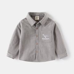 Boy's Corduroy Shirt, Baby and Toddler Casual Top Trendy Kids' Clothing